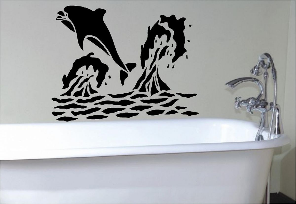 Покраска стен в ванной 983