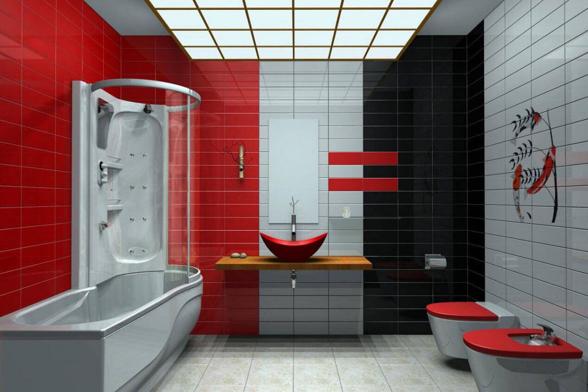 Дизайн ванной комнаты 2018. Фото, новинки и идеи современного дизайна ванной комнаты в 2018 году 4383