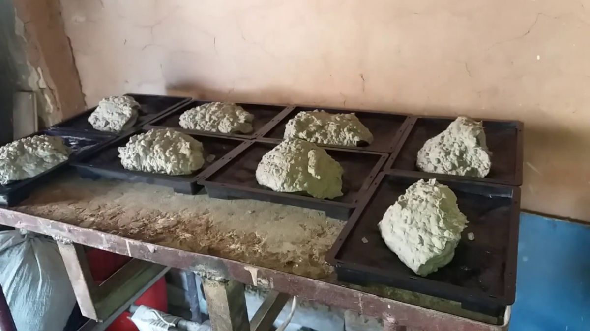 Отделка искусственным камнем, сделанным своими руками. Изготовление камня в домашних условиях 4839