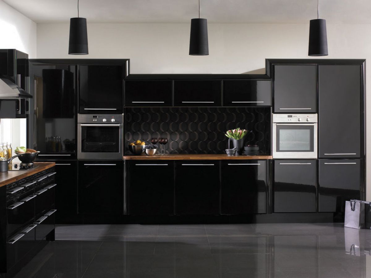 Черная кухня 6990