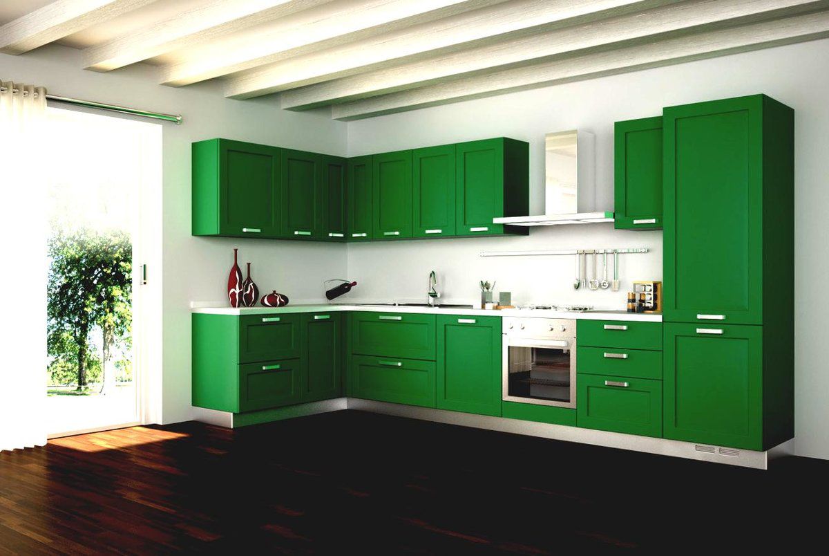 Зеленая кухня 7774