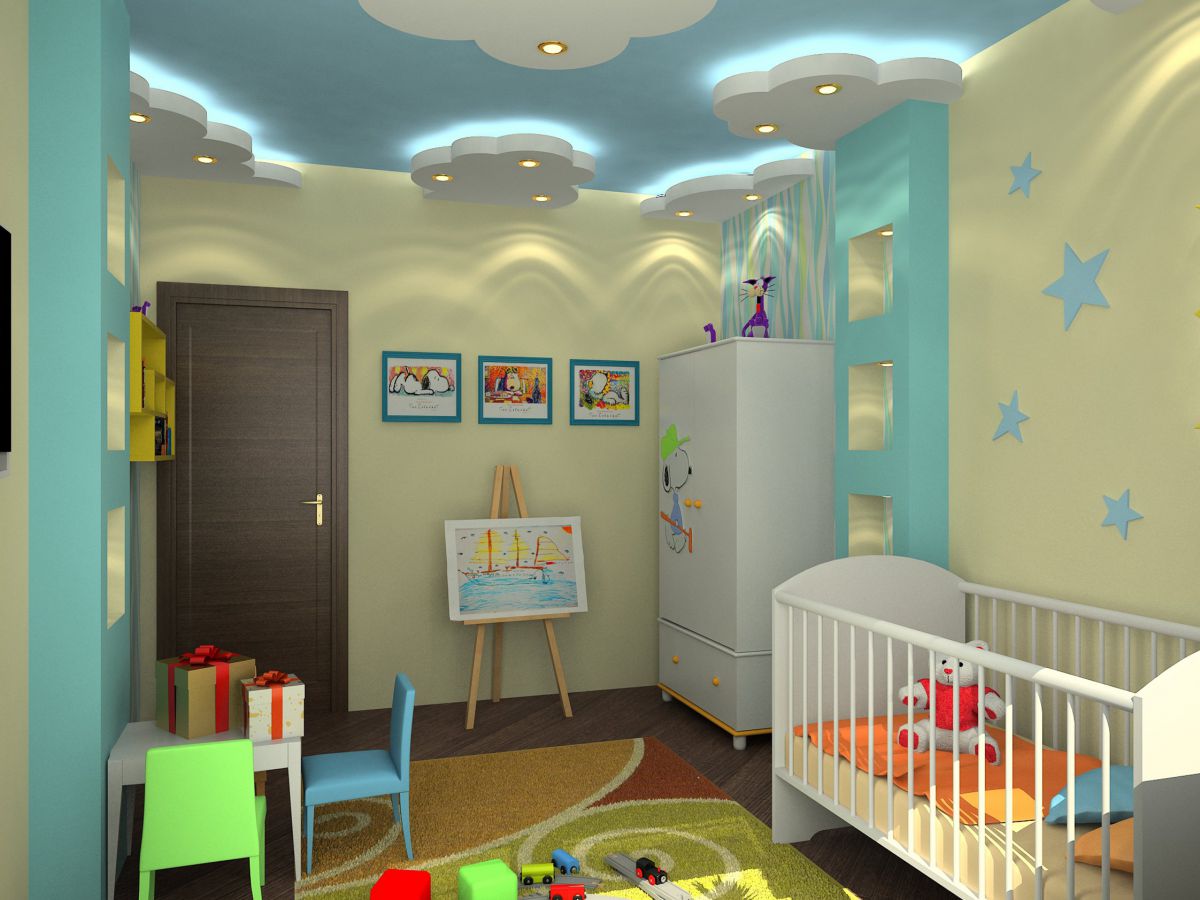 Светильники и освещение в детской комнате 4460