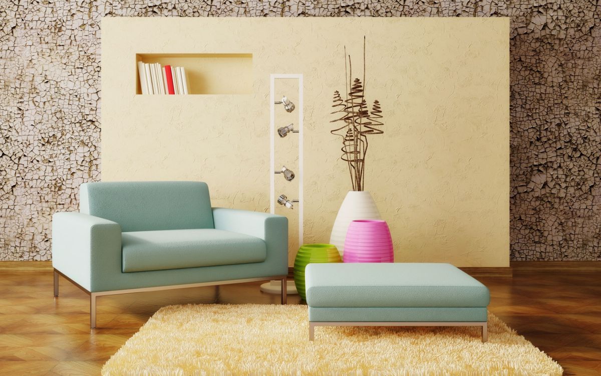 Дизайн маленькой комнаты: интерьер, цвет, освещение, обои и зеркала 5380