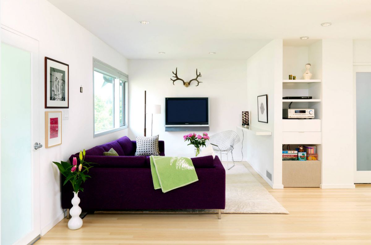 Интерьер, цвет, мебель и текстиль для маленькой комнаты 5391