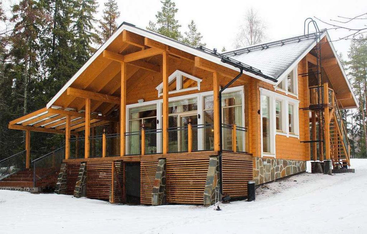 Финский деревянный дом 7077