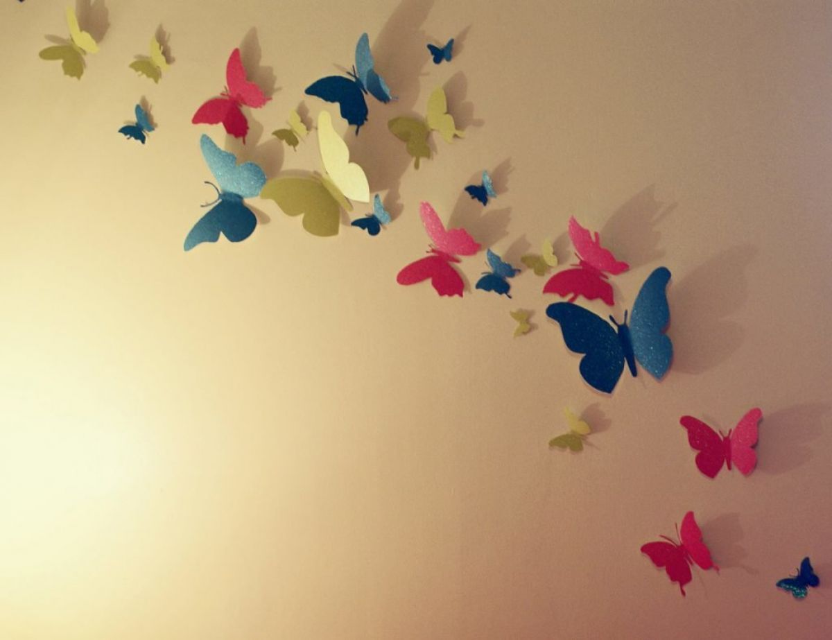 Бабочки на стену 8184