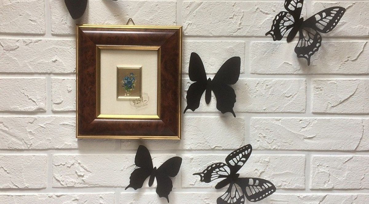 Бабочки на стену 8190