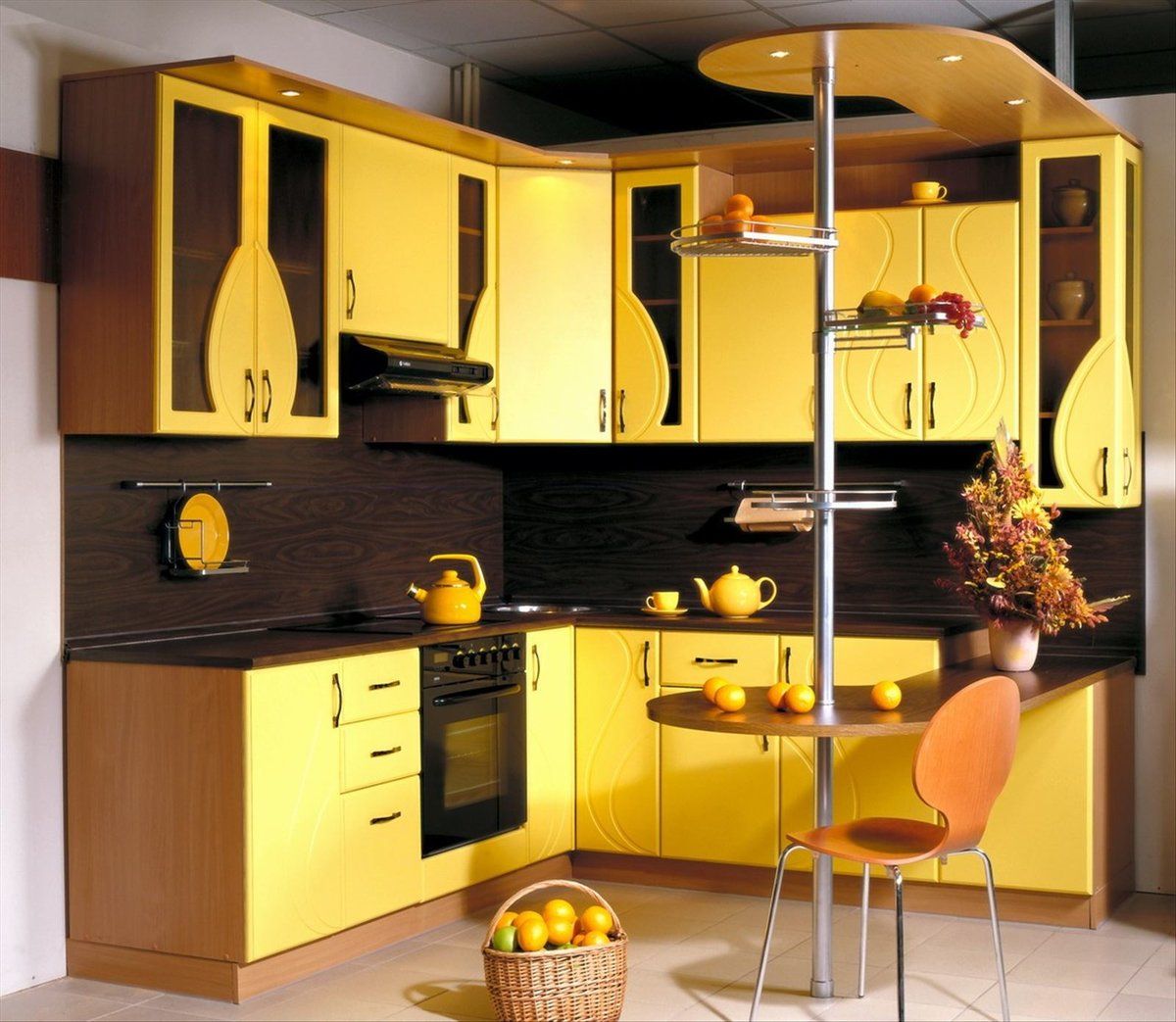 Желтая кухня 8618