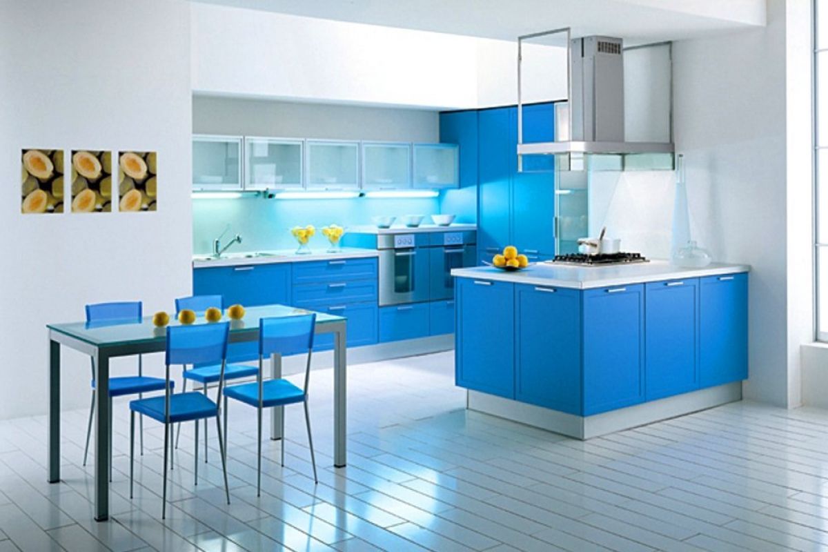 Голубая кухня 8996