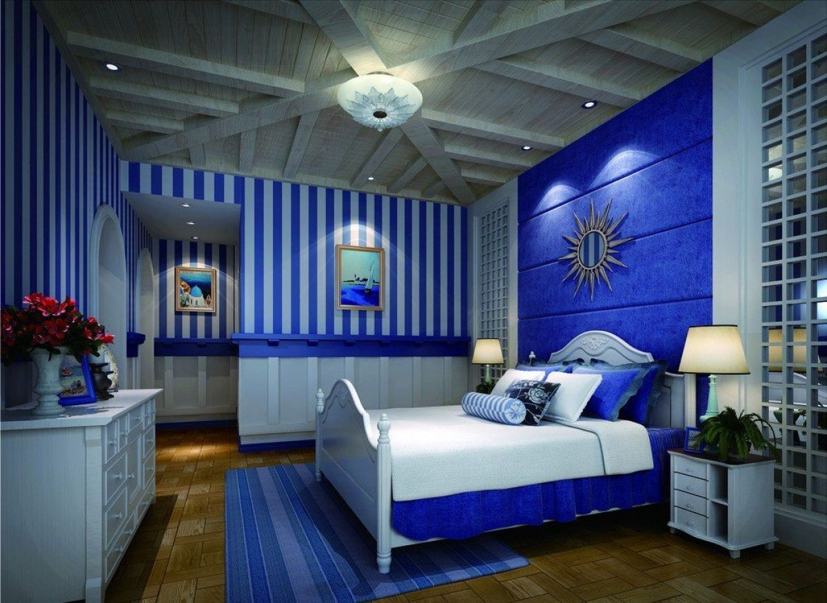 Синяя спальня 9580