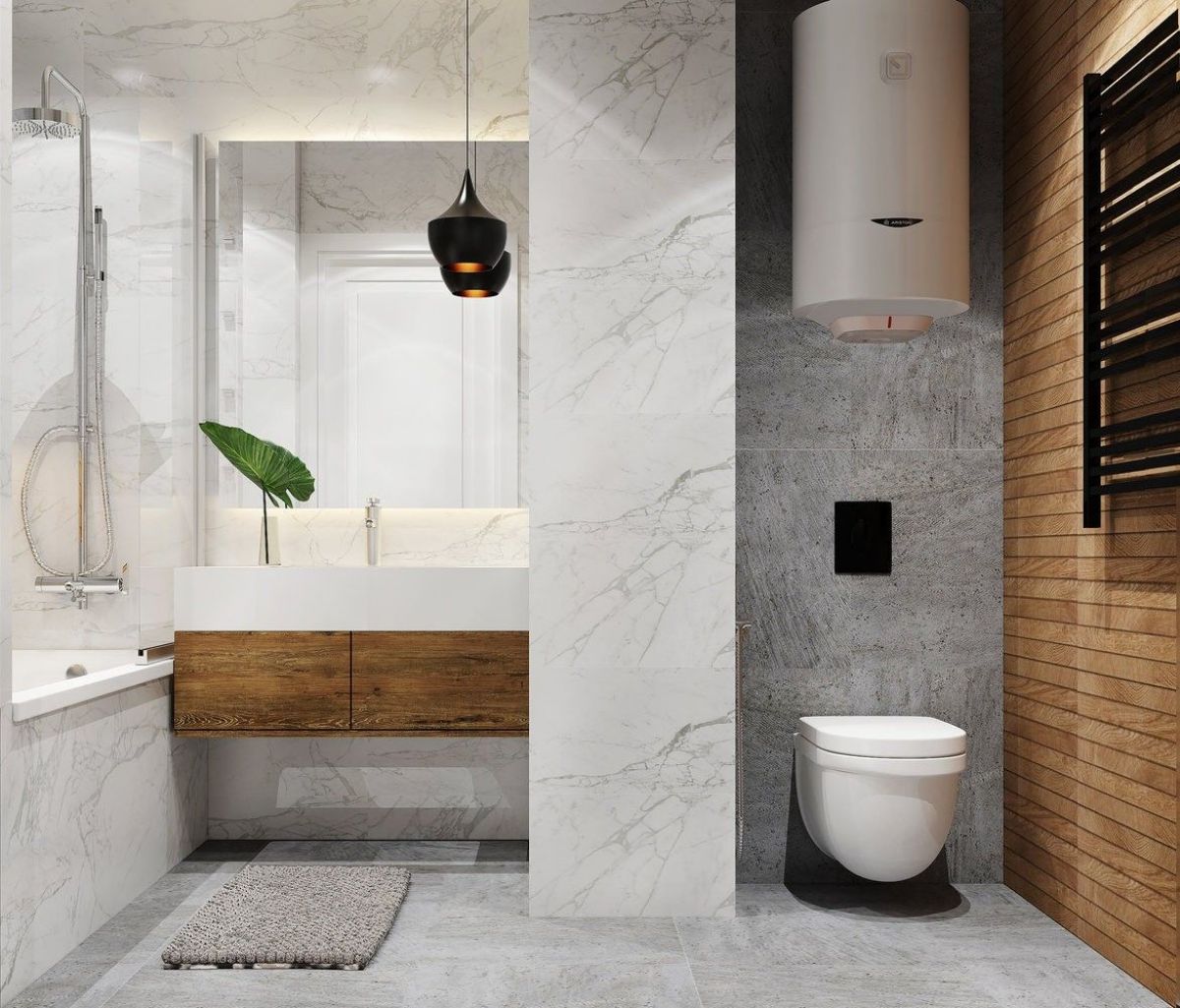 Ванная комната в современном стиле 10142