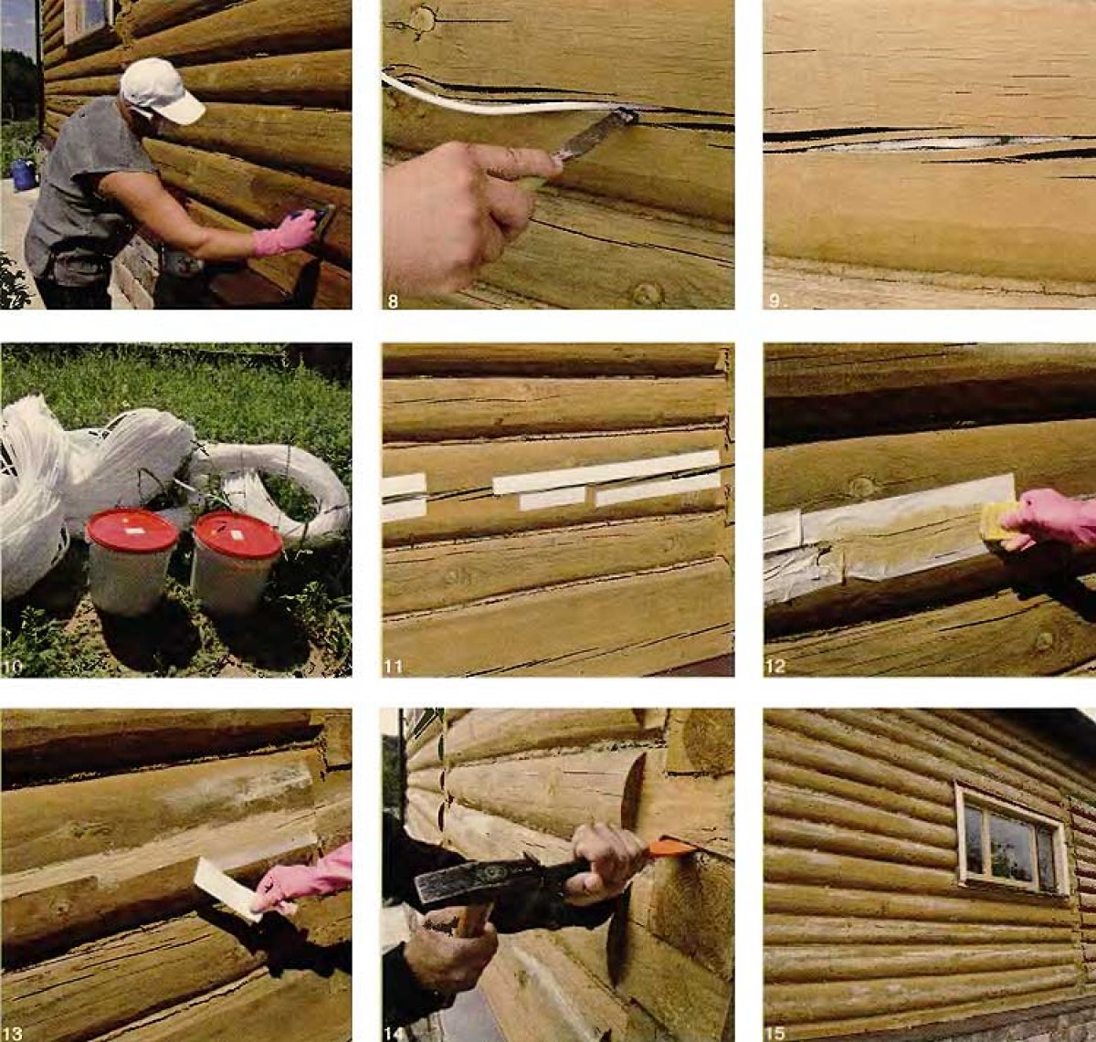 Герметизация деревянного дома 10324