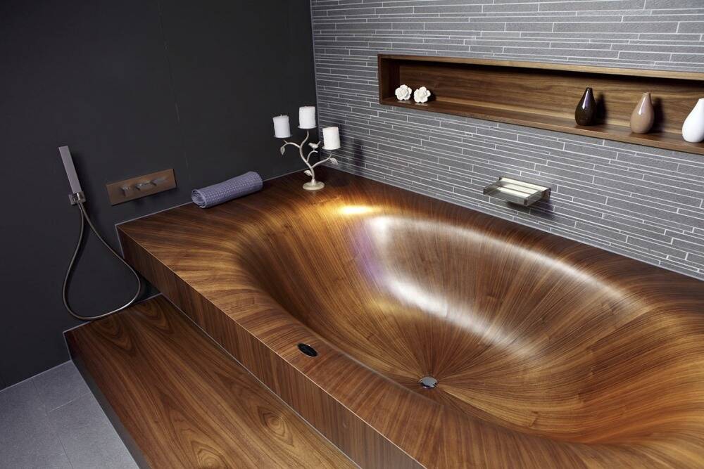 Деревянная ванна 16107