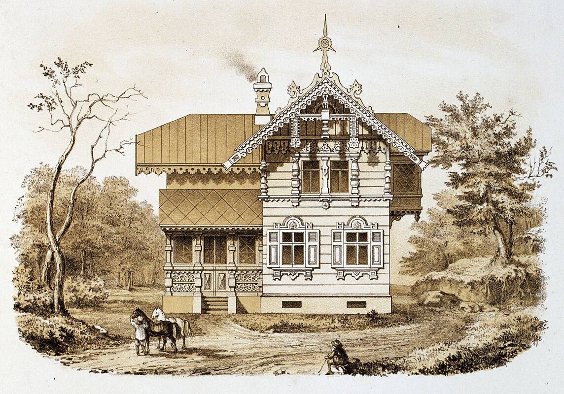 Дом в русском стиле 18741