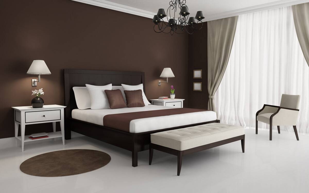 Спальня в коричневых цветах 19801