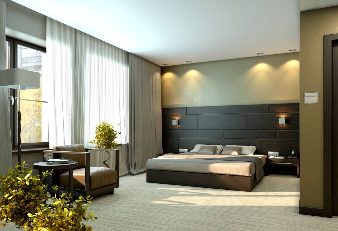 Современный дизайн спальни 20232