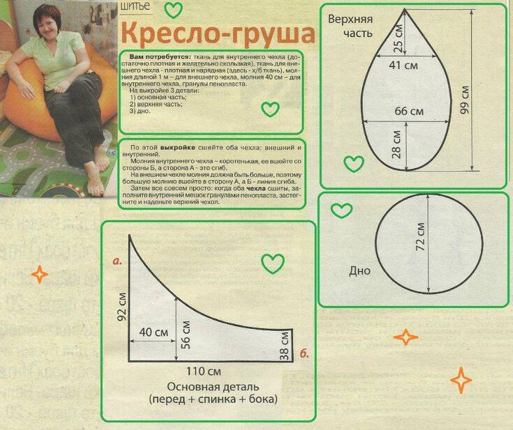 Кресло мешок своими руками 21909