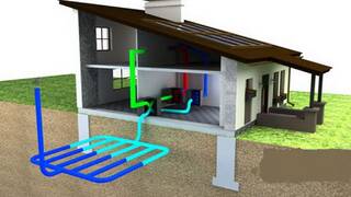 Геотермальная вентиляция для коттеджа