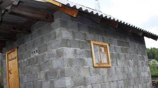 Баня из керамзитобетонных блоков Баня из керамзитобетонных блоков