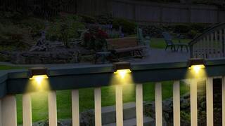 Освещение забора Освещение забора