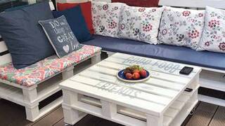 Стол из поддонов Стол из поддонов