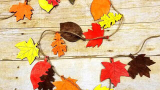 Поделки из осенних листьев Поделки из осенних листьев