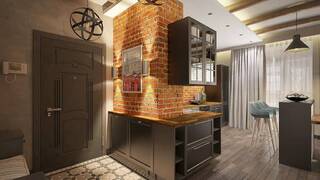 Кухня в коридоре Кухня в коридоре