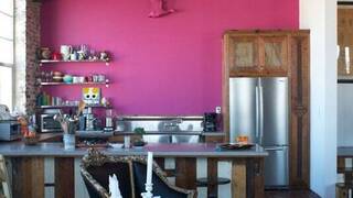 Розовая кухня Розовая кухня