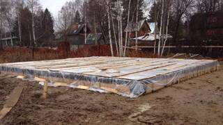 Консервация фундамента Консервация фундамента