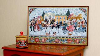 Городецкая роспись Городецкая роспись