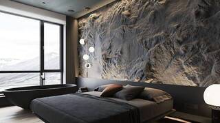 Скала в интерьере Скала в интерьере